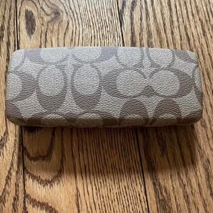 Coach graphic sunglasses case y2k